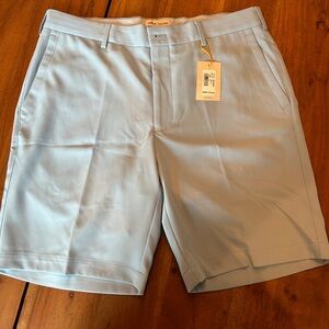 Peter Millar Light Blue Golf Shorts